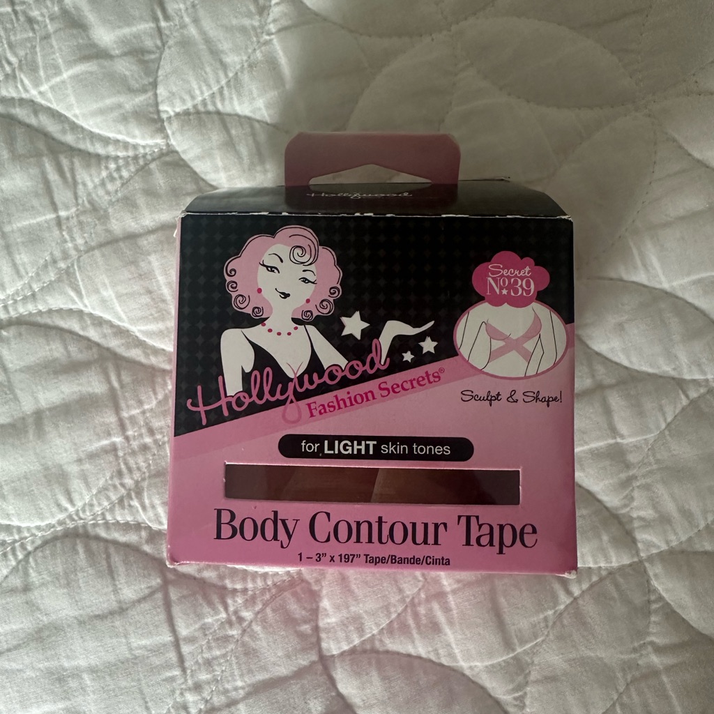 Hollywood Fashion Secrets Body Contour Tape Light Skin Tones  Half A Roll